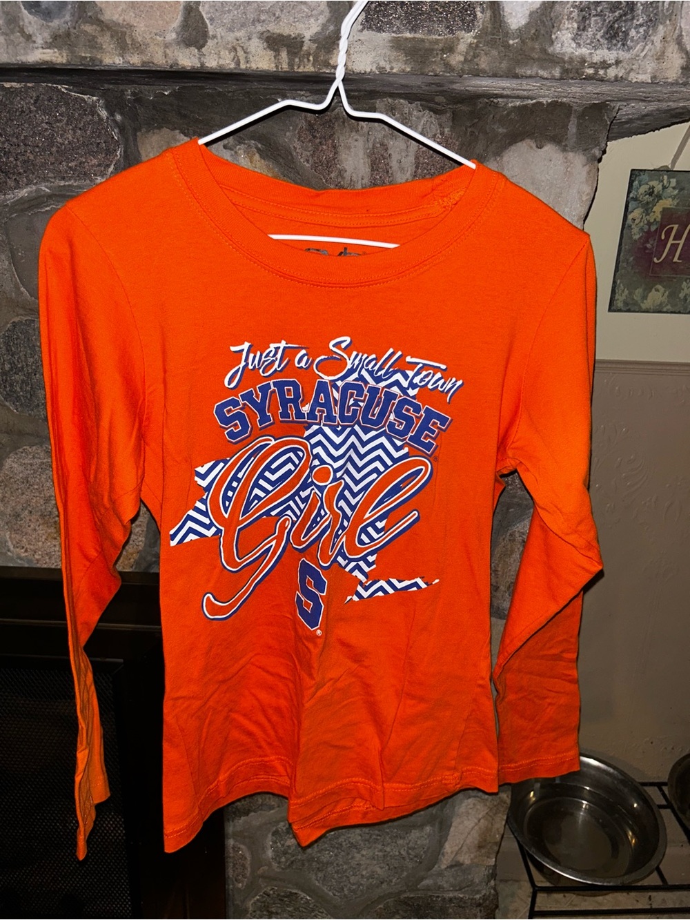 Syracuse Girl Orange Long Sleeve Tee